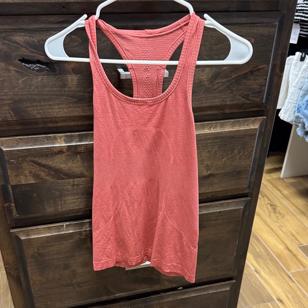 Lululemon Athletica swiftly tank- coral